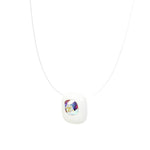 Miravidi Luna Pendant Necklace Aurora Borealis