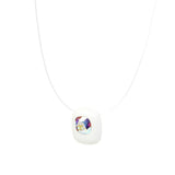 Miravidi Luna Pendant Necklace Aurora Borealis