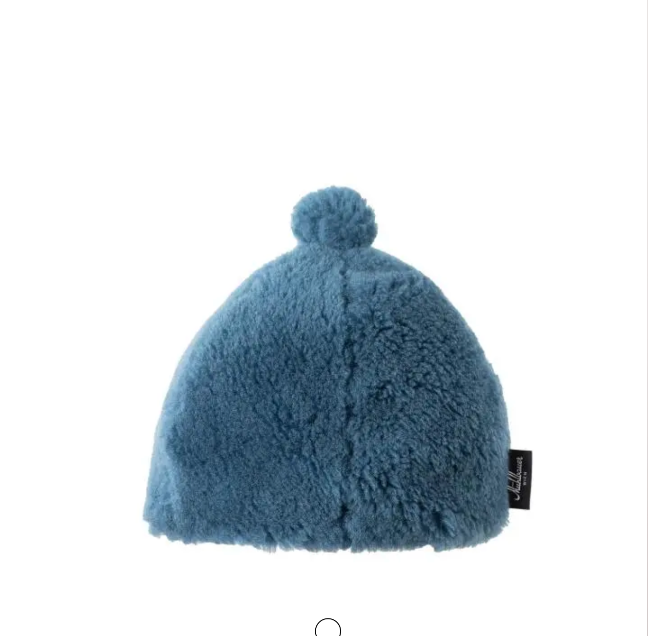 Muhlbauer ALPIN Sherpa Velour Bobble Beanie Hat in Blue - Big Bag NY