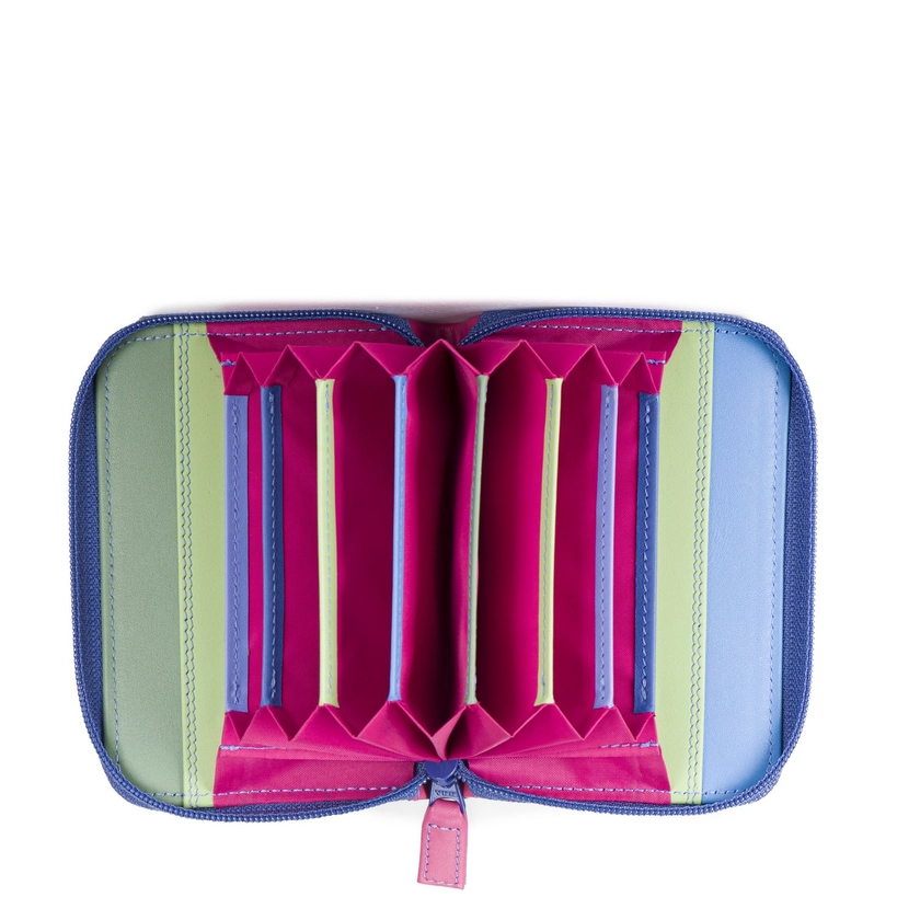 xMywalit RFID-protected Zip Around Fan Credit Card Wallet Viola - Big Bag NY