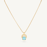 Dean Davidson Monterey Long Pendant Necklace Turquoise Stone - Big Bag NY