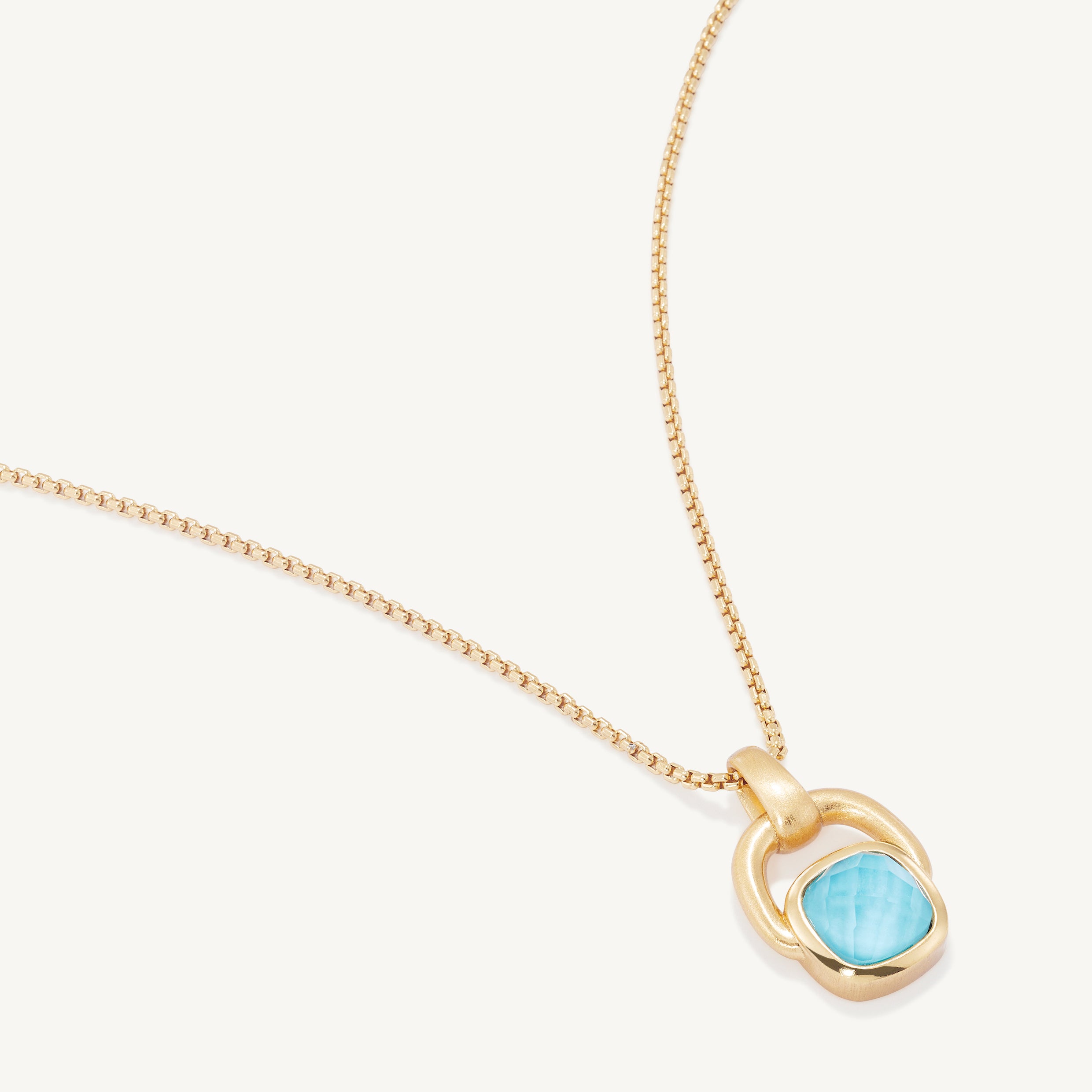 Dean Davidson Monterey Long Pendant Necklace Turquoise Stone - Big Bag NY