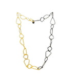 Manjusha Gold and Rhodium Irregular Link Necklace - Big Bag NY