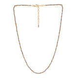 Manjusha Two Tone Gold Bead Necklace - Big Bag NY