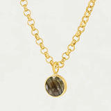 Dean Davidson's Signature Collar Necklace with Labradorite - Big Bag NY