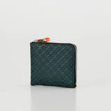  New Small Wallet Zip Coin Purse Seven Treasures Green - Big Bag NY