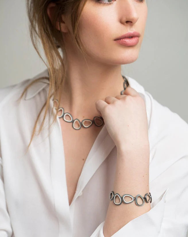 Heather Guidero Eclipse Organic Ovals Necklace - Big Bag NY