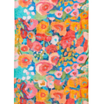Otracosa Scarf Linen/Cotton - Colorful Flowers - Big Bag NY