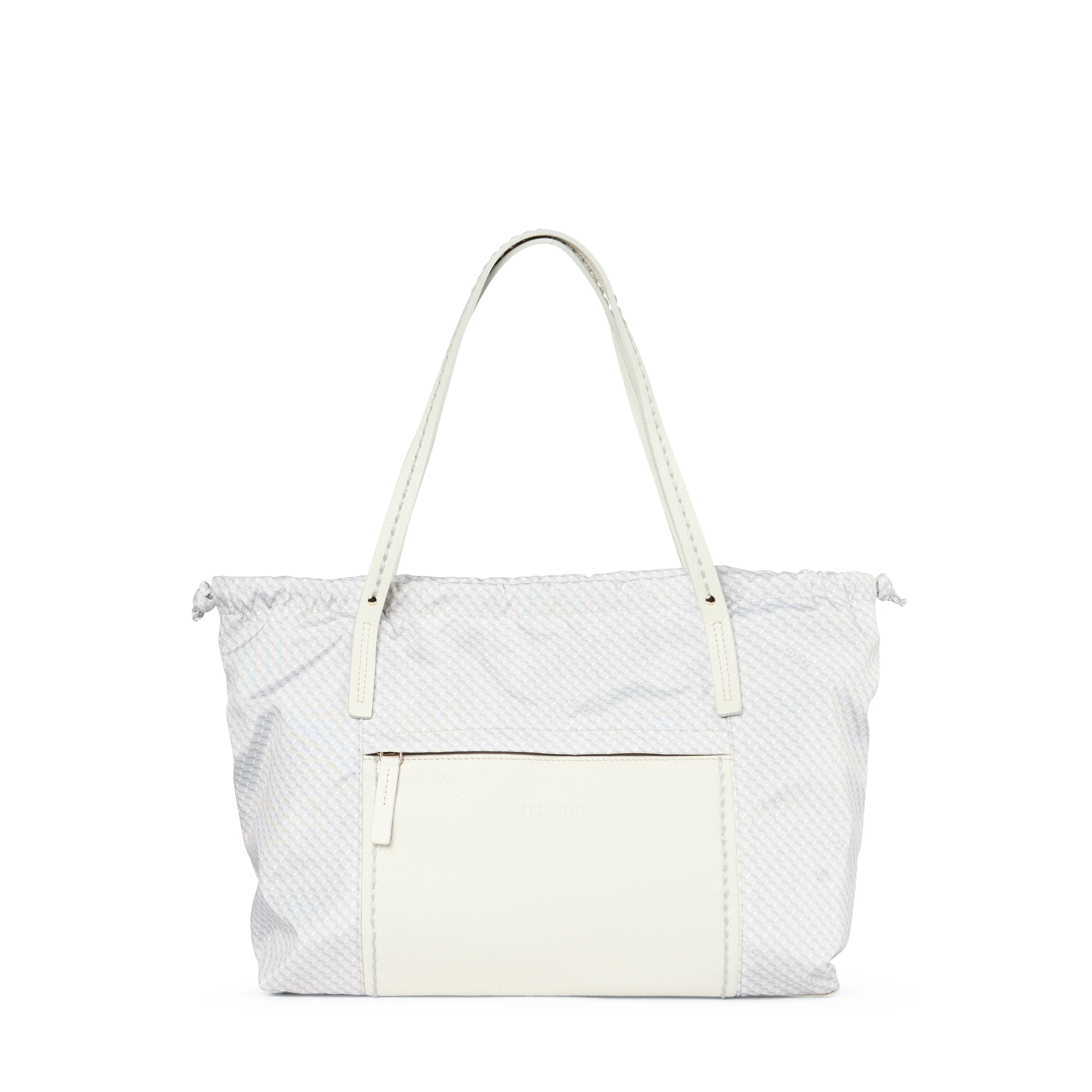 PLINIO Drawstring Large Tote- Greige-Big Bag NY