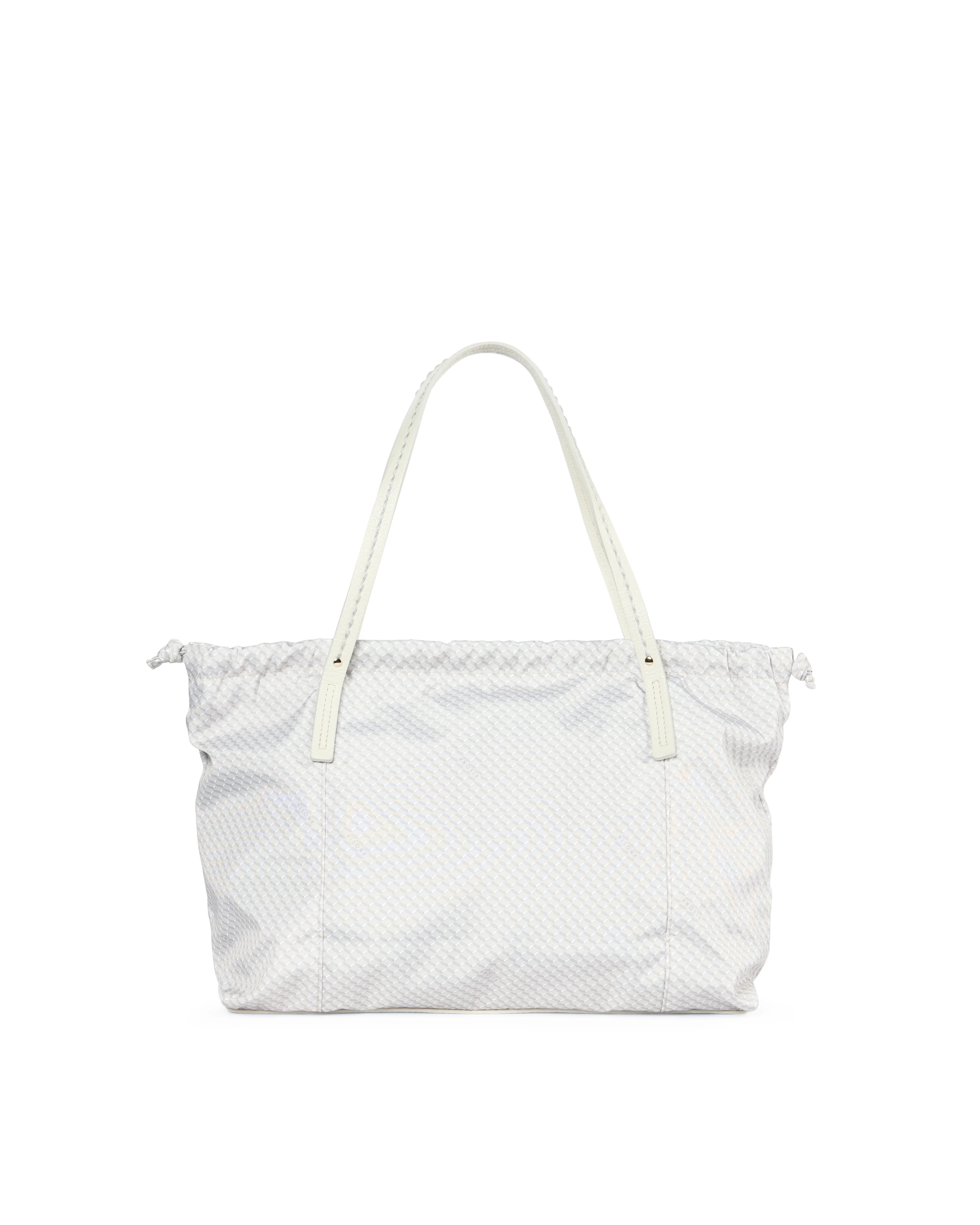 PLINIO Drawstring Large Tote- Greige-Big Bag NY4