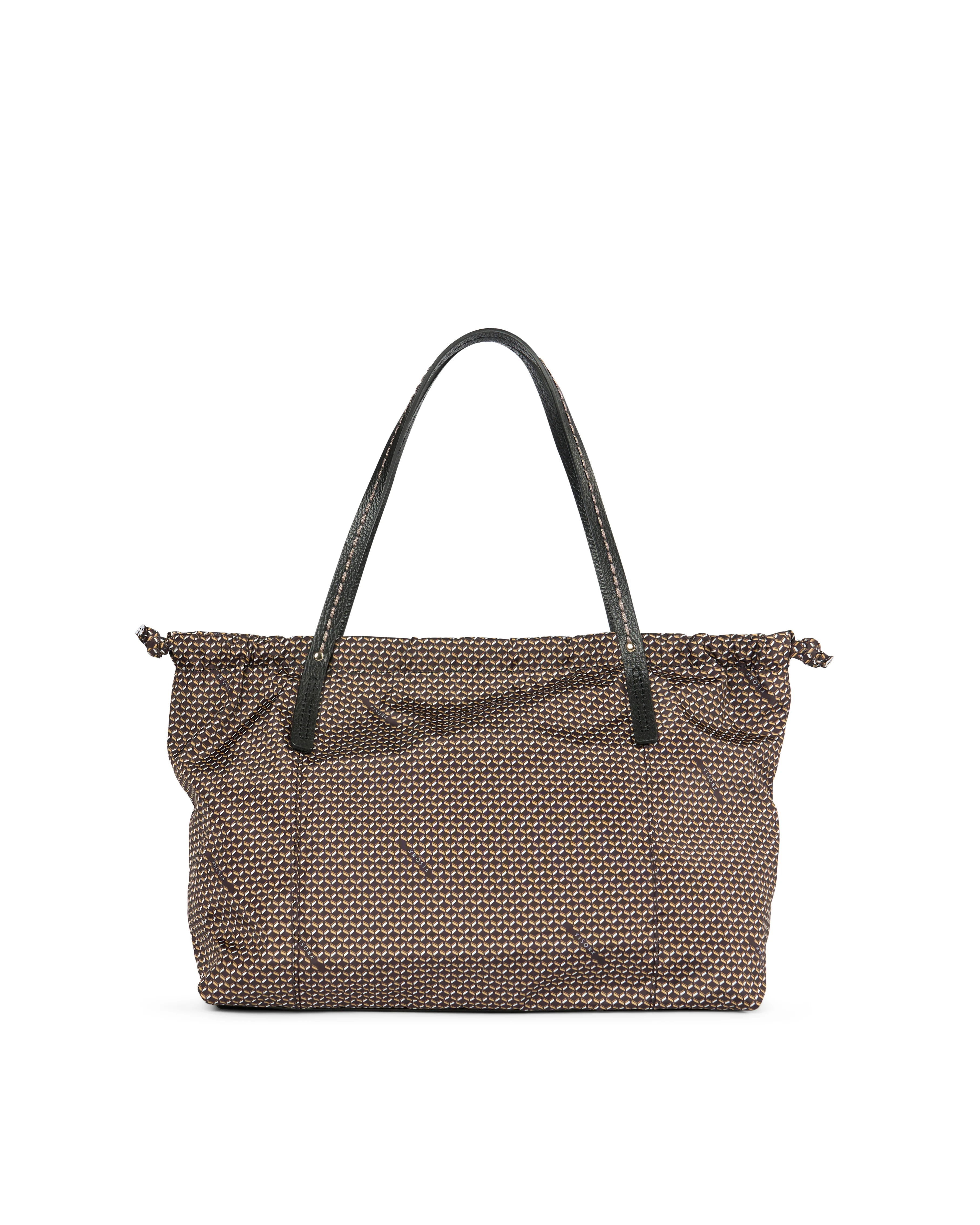 PLINIO Drawstring Large Tote- Nero-Big Bag NY