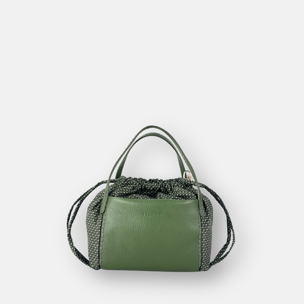 PLINIO Drawstring Small Tote in Agave - Big Bag NY