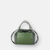 PLINIO Drawstring Small Tote in Agave - Big Bag NY
