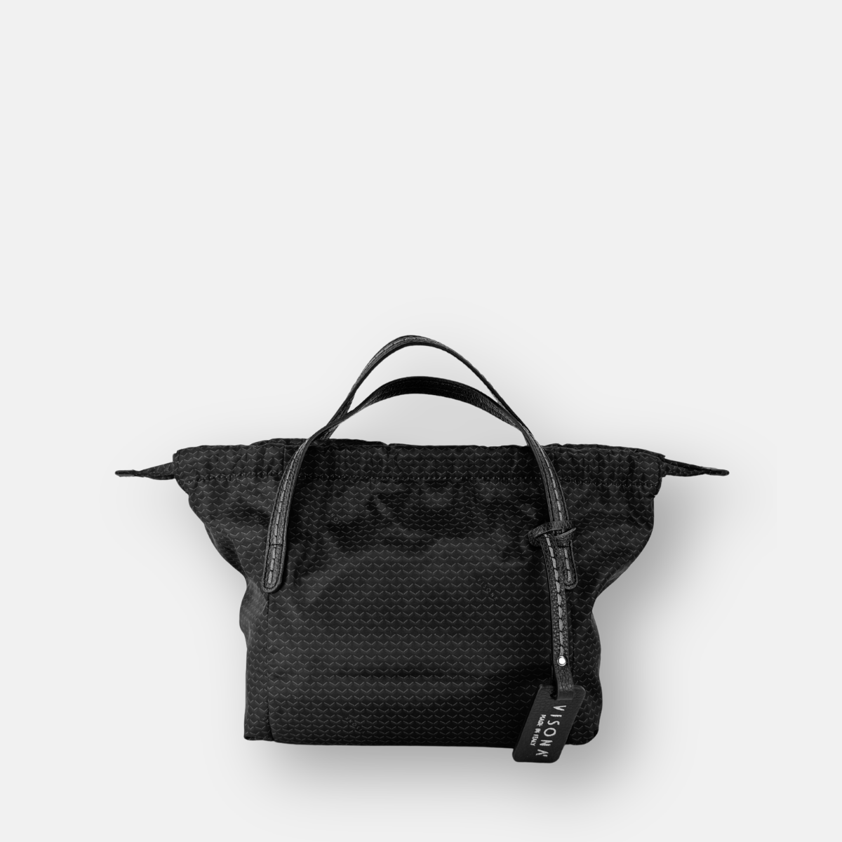 PLINIO Drawstring Small Tote in Asfaltogrey - Big Bag NY