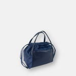 PLINIO Drawstring Small Tote in Notte Blue - Big Bag NY 