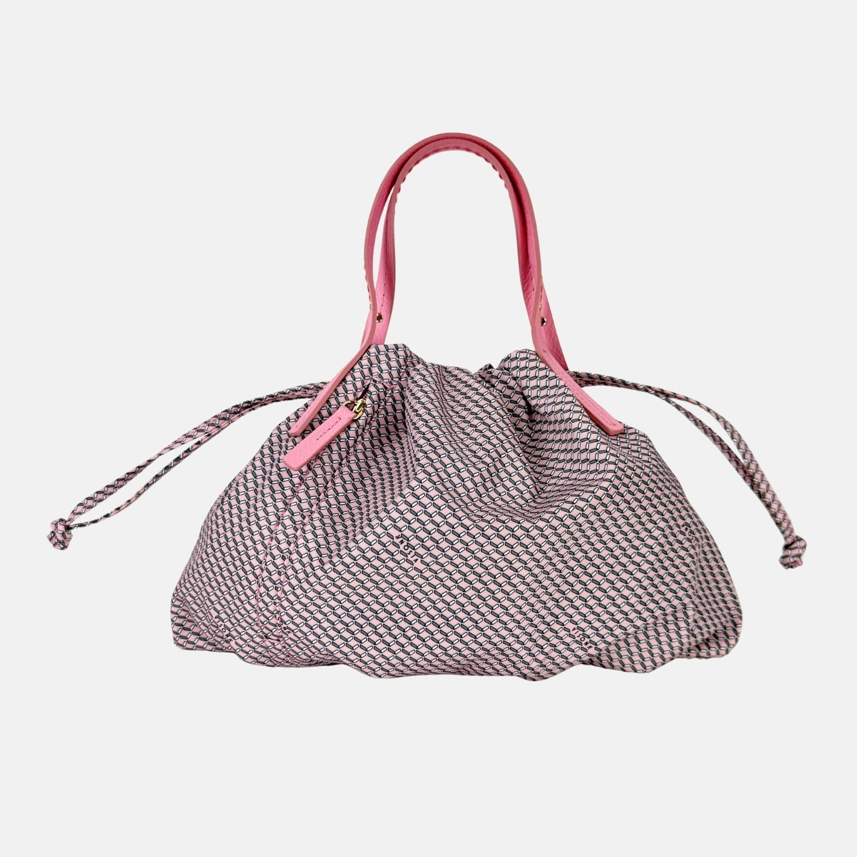 PLINIO Drawstring Tote with Crossbody Strap in Orchid - Big Bag NY