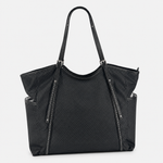PLINIO Large Zipper Tote Bag with Side Pockets - Big Bag NY