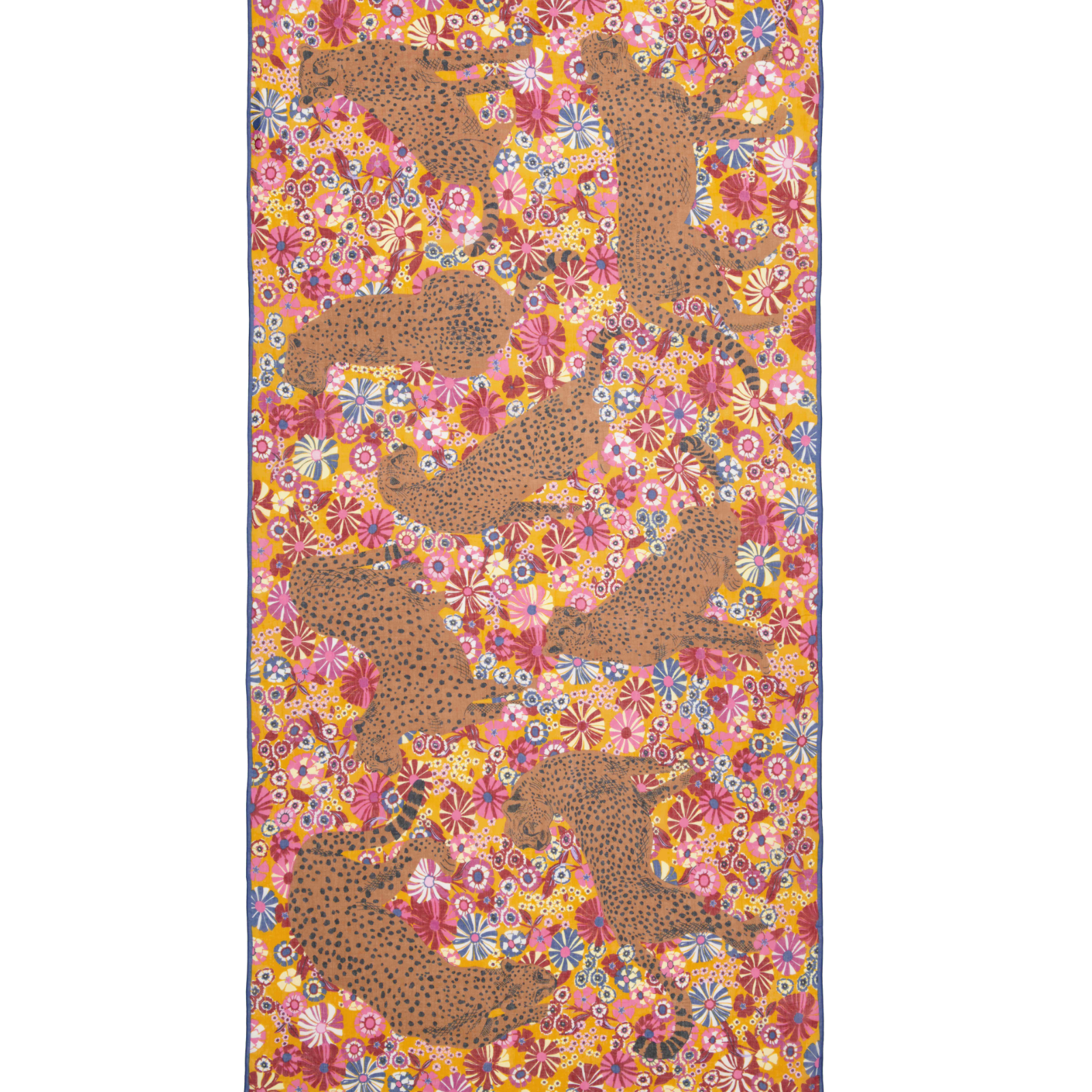 Pampa Cotton Scarf in Fuschia - Big Bag NY