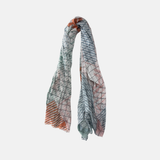 Ma Poesie Pastel Grid Cotton Scarf - Big Bag NY