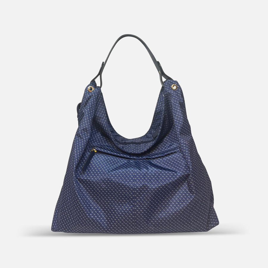PLINIO by Visona Large Triangle Shoulder Bag Notte - Big Bag NY