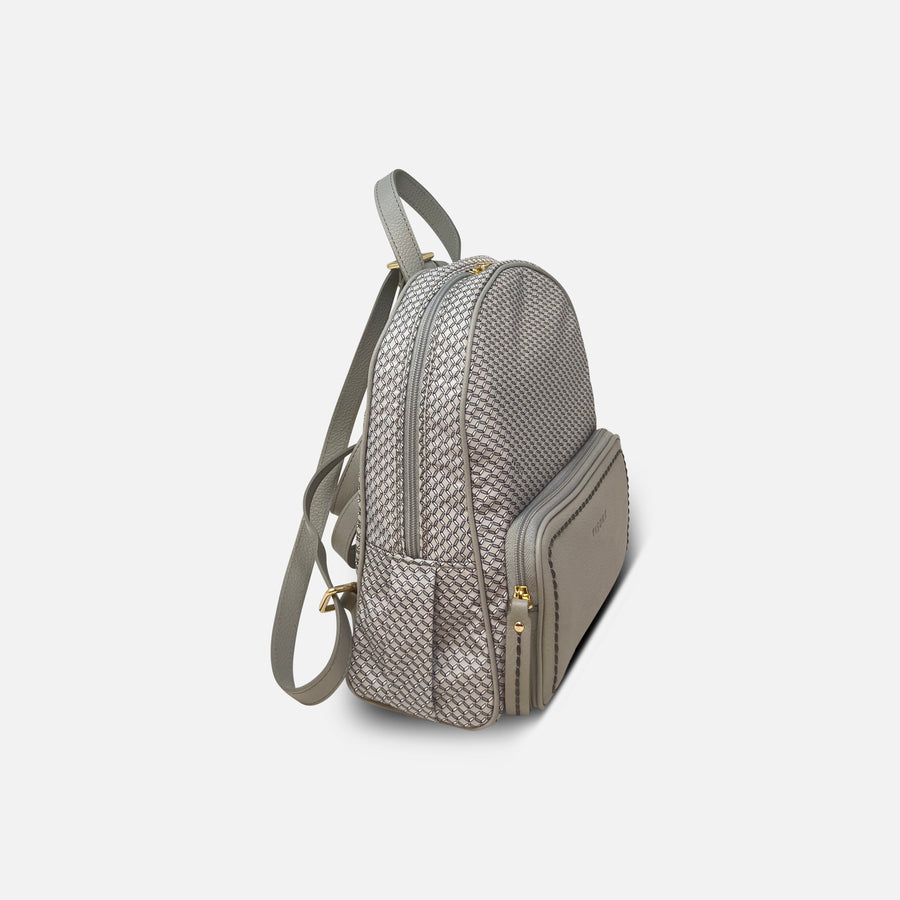PLINIO by Visona Medium Backpack Perla - Big Bag NY