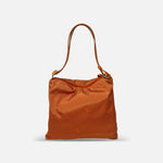 PLINIO by Visona Large Shoulder Bag with Front Pockets Arancio - Big Bag NY