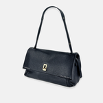 Plinio Visona GIORGIA Medium Turn Lock Flap Shoulder Bag - Big Bag NY