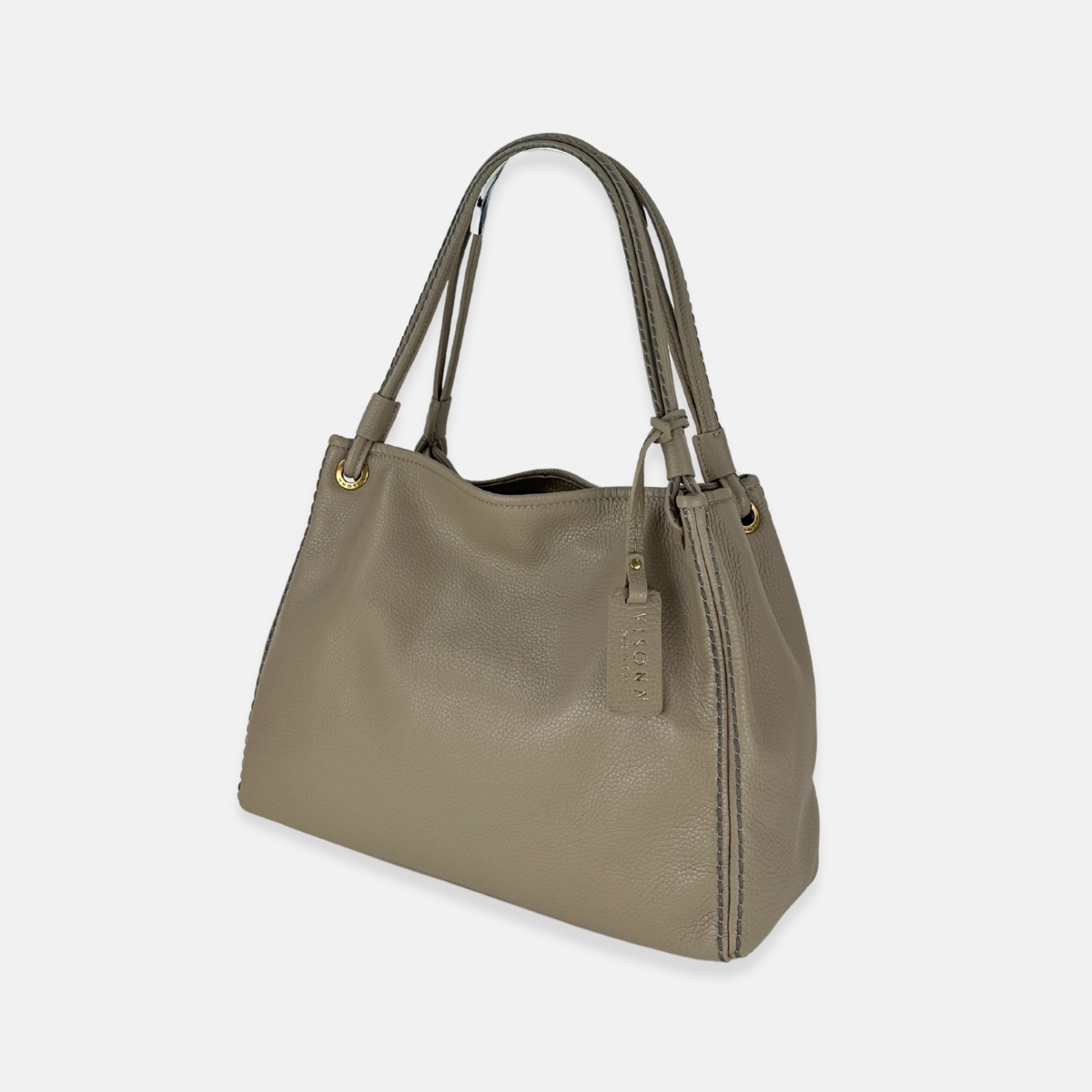 Plinio Visona Jessica Medium Soft Leather Tote Bag - Big Bag NY