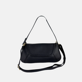 Plinio Visona MARGOT Baguette Flap shoulder Bag Black- Big Bag NY