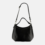 Plinio Visona Mia Braided Strap Medium Shoulder Bag Black - Big Bag NY