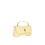 Plinio Visona Mini Bag Siena Turnlock Crossbody Bag Canarino Yellow - Big Bag NY