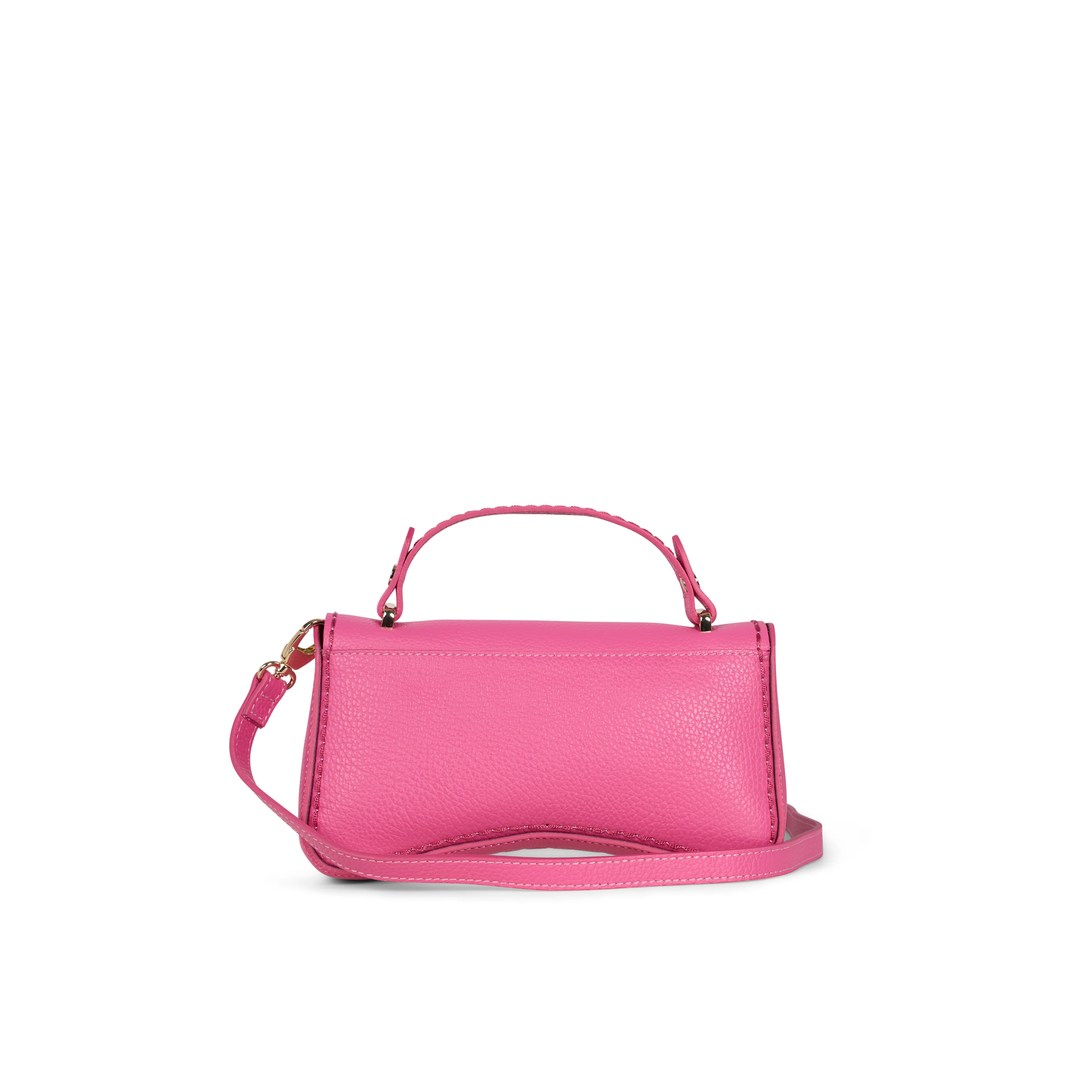 Plinio Visona Mini Bag Siena Turnlock Crossbody Bag Magenta - Big Bag NY