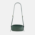 Plinio Visona Mini Baguette Shoulder and Crossbody Bag in Green - Big Bag NY