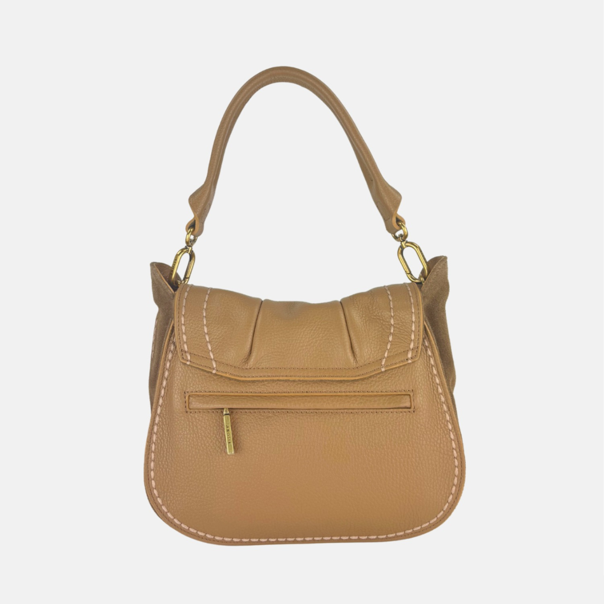 Plinio Visona SELLA Ruched Flap Hobo Bag - Big Bag NY