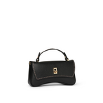 Plinio Visona Siena Mini Turnlock Crossbody Bag Black - Big Bag NY