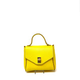 Plinio Visona Turn lock Flap Mini Bag PV-20640-LIMONE - Big Bag NY 1