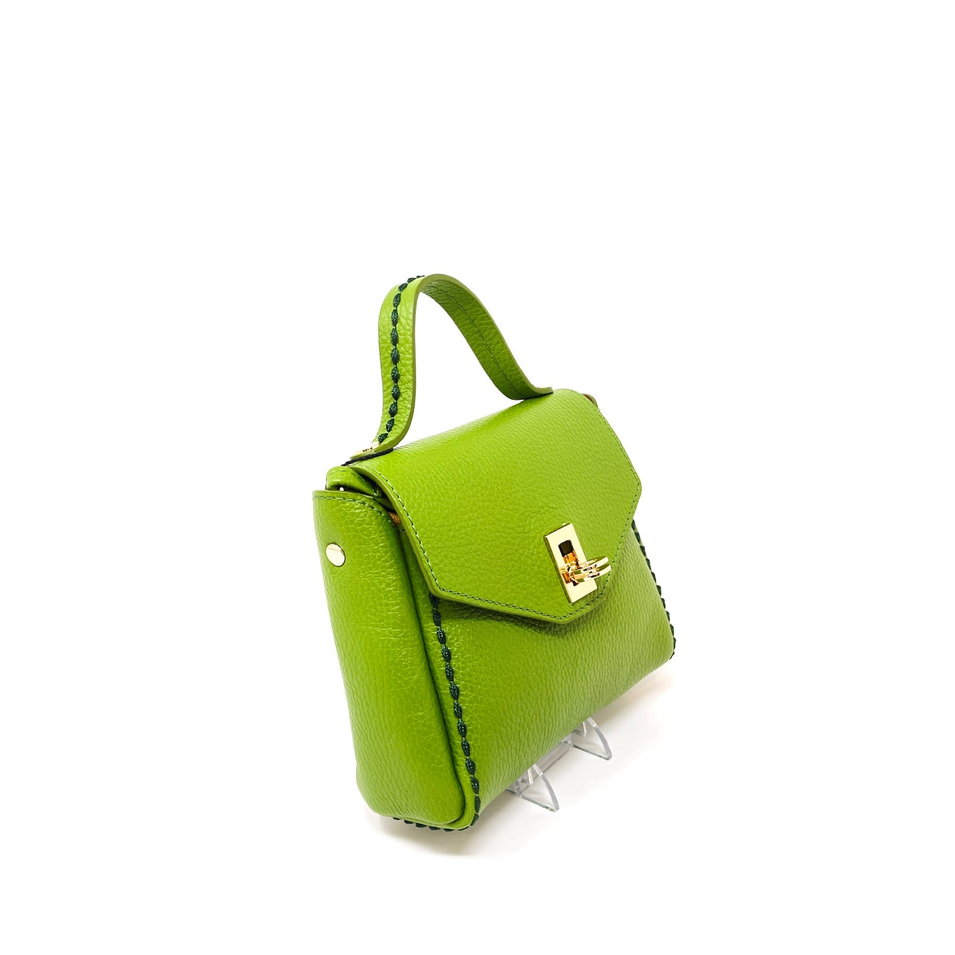 Plinio Visona Turn lock Flap Mini Bag PV-20640-MELA - Big Bag NY 1