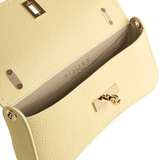 Plinio Visona Turnlock Mini Siena Bag Canarino Yellow - Big Bag NY