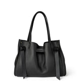 Plinio Visona VITTORIA Medium Tote Bag Black - Big Bag NY