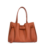 Plinio Visona VITTORIA Medium Tote Bag Burnt Orange