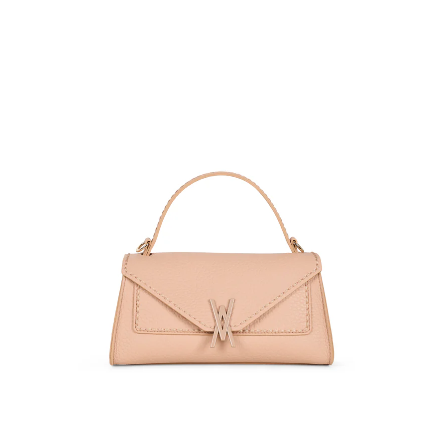 Plinio Visona Valentina Small Envelope Flap Bag in Pink - Big Bag NY