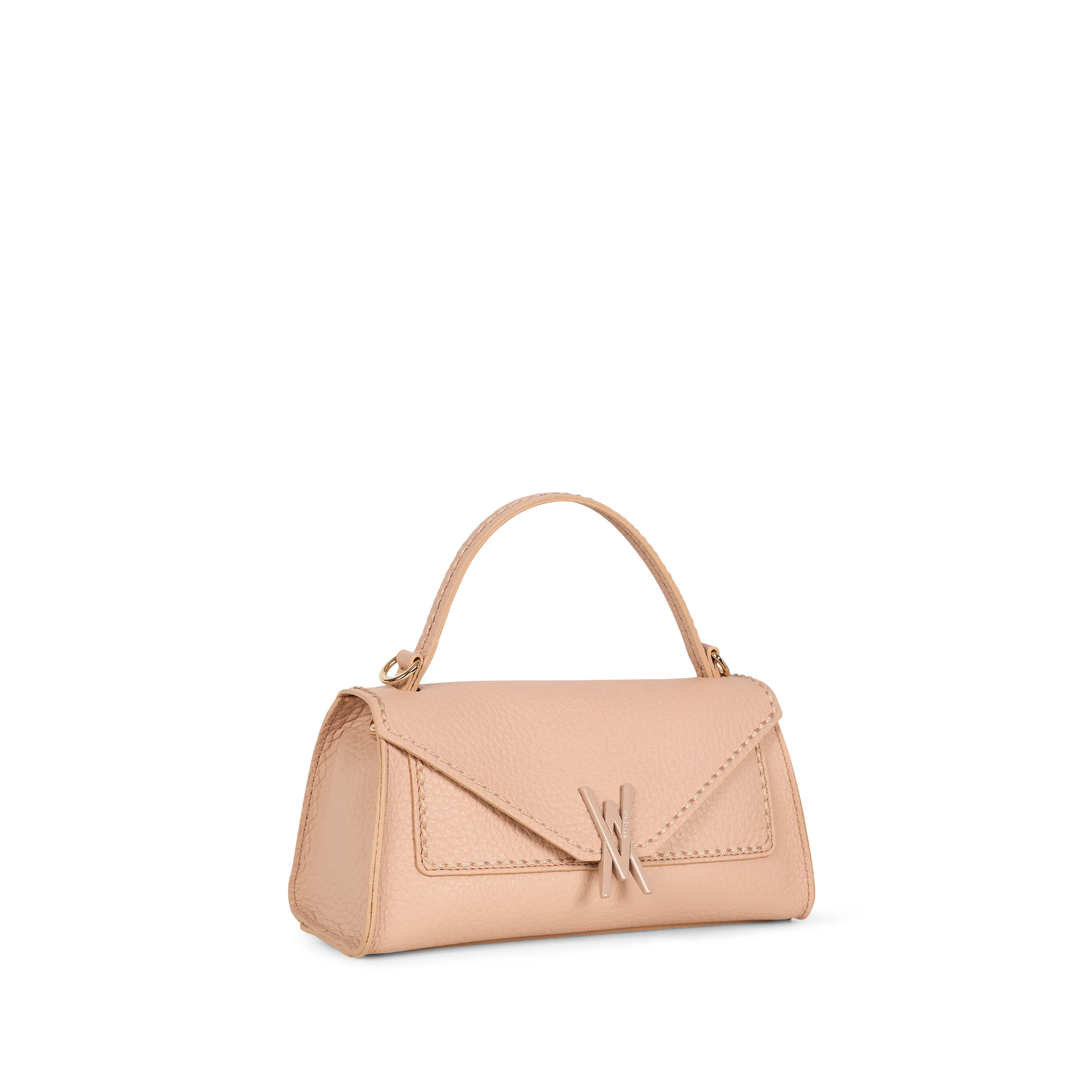 Plinio Visona Valentina Small Envelope Flap Bag in Pink - Big Bag NY