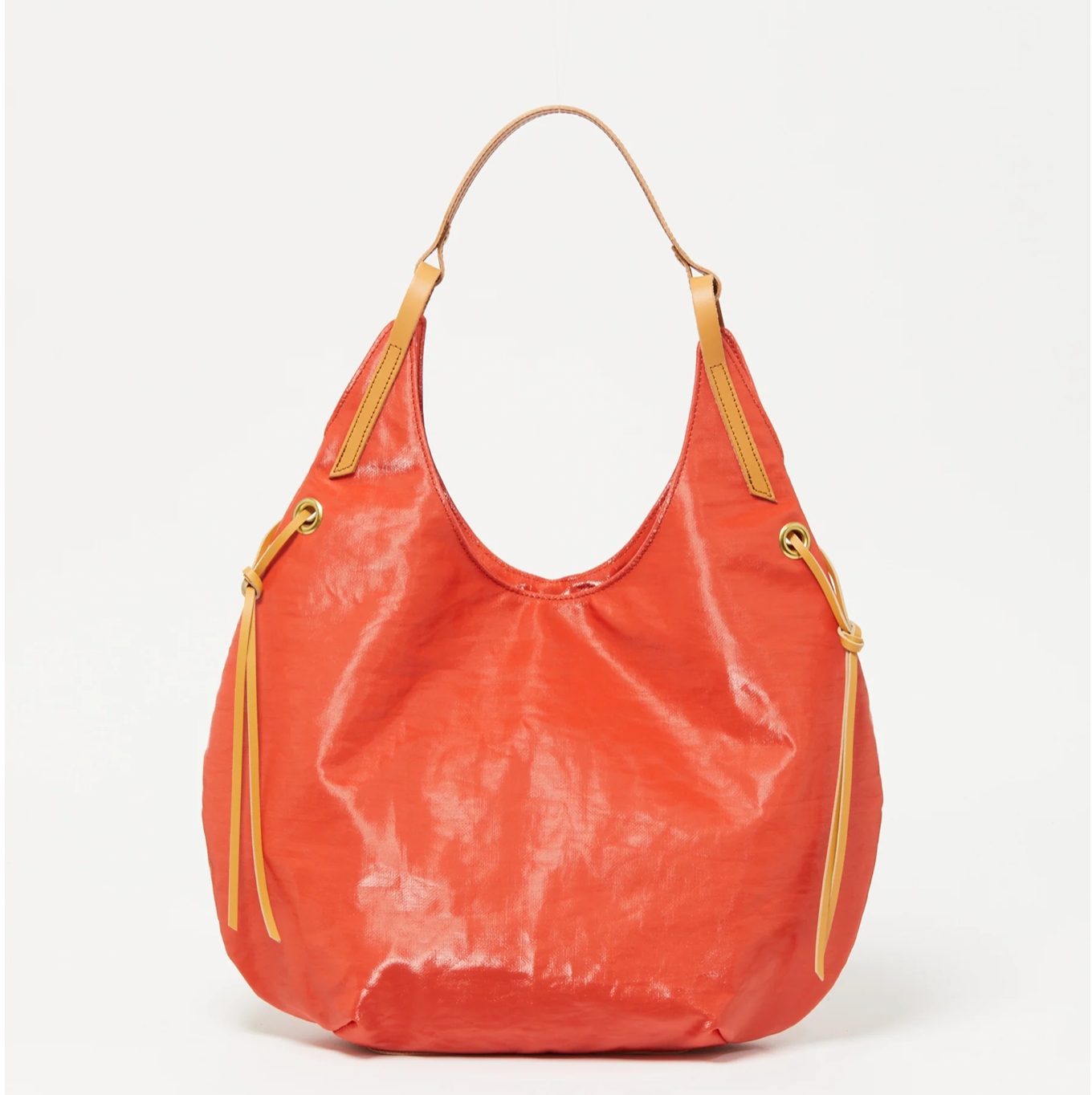  Premium Light in Coated Linen - Big Bag NY - Tomato