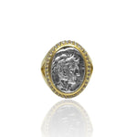 TAT2 Mixed Metal MONETA Coin Ring - Big Bag NY