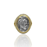 TAT2 Mixed Metal MONETA Coin Ring - Big Bag NY