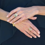 TAT2 Mixed Metal MONETA Coin Ring - Big Bag NY