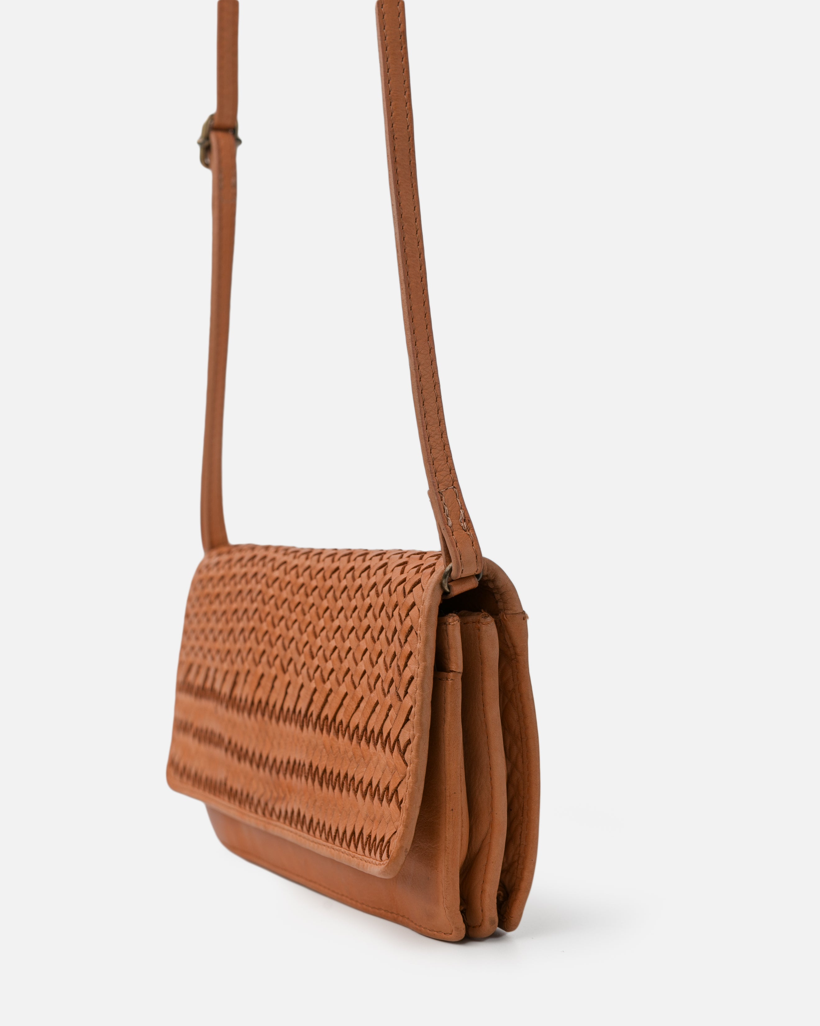 BIBA Roseau Crossbody Bag in Tan - Big Bag NY