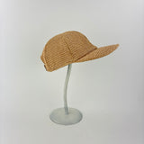 Raffia Effect Baseball Cap Natural - Big Bag NY
