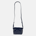 Rehard Crosstitched Bow Small Crossbody in Black - Big Bag NY