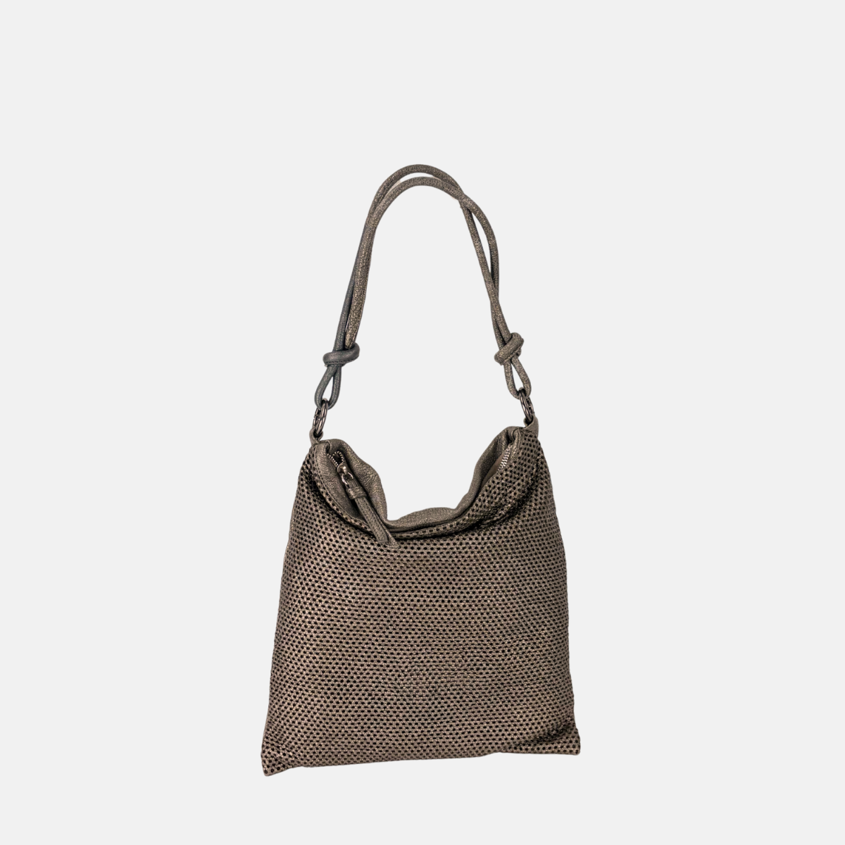 Reptile's House Flag Metal Slimline Shoulder and Crossbody Bronzo- Big Bag NY